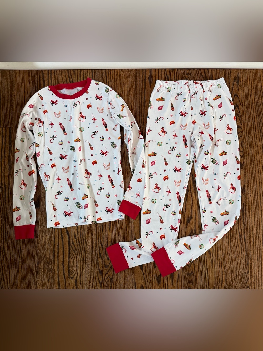 LAKE Pima Children’s Nutcracker Holiday Pajamas - Size 12